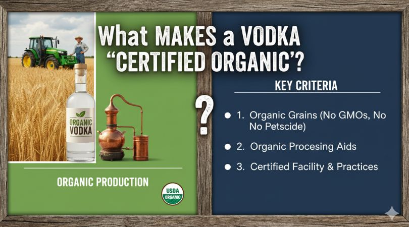 How Is Vodka Made: Understanding Certified Organic Vodka Standards