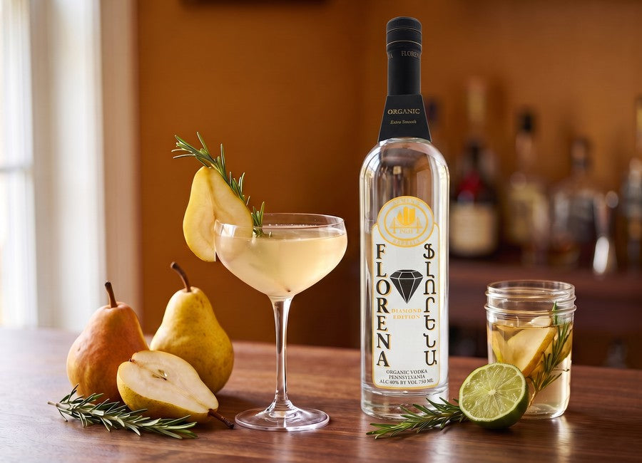 Mary Ann: Pear & Rosemary Martini